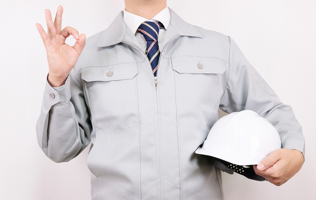 okマーク作業員